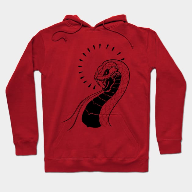 SNAKE STRIKE Hoodie by DeclanTIGERIllustration